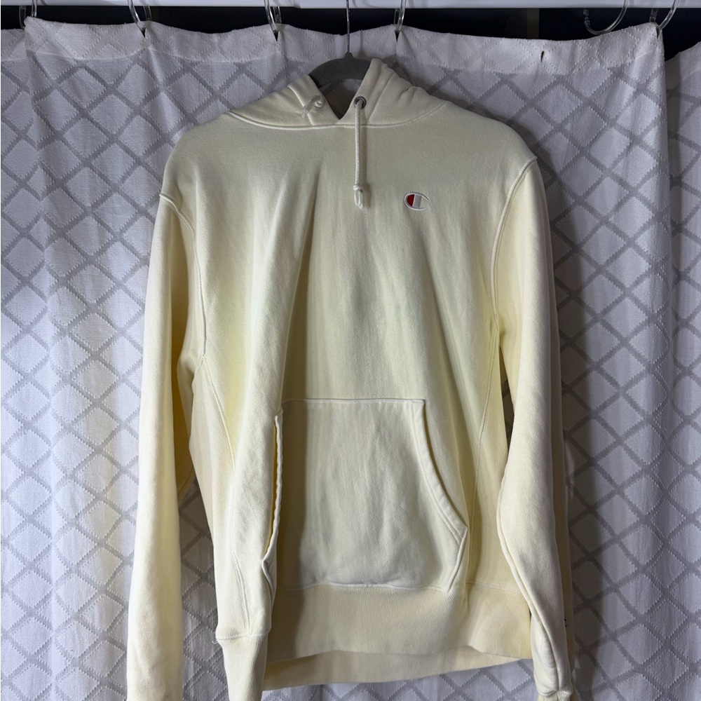 Champion Men's Off-White Hoodie